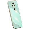 RankOne La Custodia del Telefono è Adatta per Redmi Note 9 (4G) (6.53 Inches), Case per Cellulare in Silicone con Telaio Galvanico - Verde