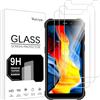Vuciya 3 Pezzi Vetro Temperato per Oukitel WP32 / WP32 Pro Pellicola Protettiva Screen Protector Senza Bolle,Anti-graffio,Durezza 9H,Anti-Impronta,HD Protezione Schermo.