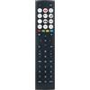 AULCMEET ERF2M36H Telecomando vocale sostitutivo compatibile con Smart TV OLED Hisense 4K A22480Y, 50E7KQ A22521A,55A6KA22451F,55A6K A23111D