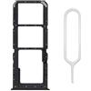 MMOBIEL Doppio Vassoio Carta SIM Compatibile con Oppo A54-5G 2021 - Porta Scheda SIM Incl il pin della SIM - Nero