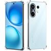 GIOPUEY Cover Compatibile con Vivo X200 Fe, TPU Ultrasottile HD Case, Protezione del Cuscino d'Aria - Trasparente
