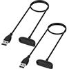 TECHGEAR [2 Pezzi] Caricabatterie per Fitbit Inspire 3, Sostituzione USB Cavo di Ricarica Caricabatteria Adattatore per Fitbit Inspire 3 Cardiaca & Tracker di attività fitness Watch