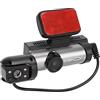 Zunate Dash Cam Full HD 1080P Anteriore e Posteriore con Schermo da 3,16 Pollici, Obiettivo Rotante a 360 Gradi, Rilevamento del Movimento, visibilità in Retromarcia, Registrazione in