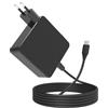 LIUDLIAE Caricatore 65W USB C per computer portatile ASUS Zenbook Chromebook, HP EliteBook x360, Lenovo Thinkpad, Huawei Matebook, Dell, Acer Universal USB C Laptop Charger