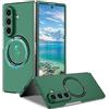 Fofvccv Custodia Magnetica per Samsung Galaxy Z Fold 7, Cover Antiurto Sottile in PC Supporta la Ricarica Wireless Protezione Completa pieghevole Case per Samsung Z Fold 7 - MY Green