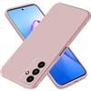 EASSGU Custodia per Samsung Galaxy S23 FE (6.4 Inches), Cover Morbida in Silicone TPU - Polvere di sabbia