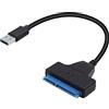 YACSEJAO Cavo adattatore USB 3.0 SATA III Hard Drive SATA III Cavo convertitore esterno per SSD da 2,5 pollici e HDD trasferimento dati Supporto UASP