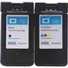 ELLENNE KIT 2 CARTUCCE PER CANON PG-545 XL CL-546 XL NERO + COLORE PIXMA MG2550