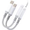 Kefiany Adattatore USB C 3.5mm Jack Cavo Aux (2 Pack) per Apple iPhone 15 Cuffie Audio Auricolari Type C Adapter compatibile per Samsung Galaxy MacBook Microfono Connettore Headphone Convertitore tp-KQJSBBZ