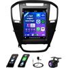 Hikity 2+64G Android 15 Autoradio per Opel Insignia Buick Regal 2009-2013 con Carplay Senza Fili Android Auto 9.7 Pollici Radio Stereo Auto con GPS WIFI Bluetooth RDS FM DSP+ MIC+Telecamera Posteriore