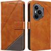 XINNI Cover per Honor 400 PRO Custodia, Cellulare Libro Antiurto Flip Pelle PU/TPU, Portafoglio Flip Magnetica Case, Marrone
