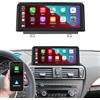 Ninetom Touchscreen per autoradio da 10,25 per BMW Serie 1 E81/E82/E87/E88 2008-2012 con sistema CIC, supporto Apple CarPlay/Android Auto/Mirrorlink/navigazione, aggiornamento stereo per auto