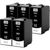 Yowell 5x cartucce T1301 compatibili con Epson T1301 13XL Nero per Stylus SX525WD SX535WD SX620FW Office B42WD BX925FWD BX635FWD Workforce WF-3520DWF WF-7525 WF-7015