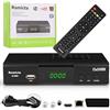 Romicta Ricevitore HD per satelliti, ricevitore satellitare con HDMI, DVB-S/S2, PVR, EPG, SCART, LAN, lettore multimediale USB, HDTV, YouTube, Meteo, Nero - HDTV satellitare