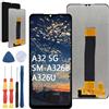 Yuxyiony Nuovo Schermo di Ricambio Per Samsung Galaxy A32 5G SM-A326B A326U Display LCD Riparazione Dello Schermo e Sostituzione Strumento Accessori