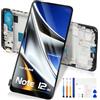 Atwist Schermo LCD per Redmi Note 12 4G LCD Display per Xiaomi Redmi Note 12 4G LCD Schermo Touch Screen Digitalizzatore Vetro Sensor Assemblaggio con Cornice 23021RAAEG 23021RAA2Y 23027RAD4I