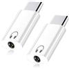 suuosl Adattatore USB C per cuffie a 3,5 mm, adattatore jack tipo C compatibile con 16 Pro Max Plus 15 Galaxy S24 S23 S20 Ultra S20+, iPad Pro 2021/2020/2018