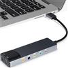 Tonysa Scheda Audio Surround USB 7.1 con Audio Digitale SPDIF, Scheda Audio Esterna Musicale Ad Alta Risoluzione Plug and Play, per PC Portatile Argento