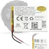 Aousavo 361-00164-00 batteria di ricambio compatibile con Gar-min Instinct solare STD-810G Smartwatch batteria 361-00164-00