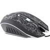Dpofirs A70 Professional Wired Gaming Mouse Universale Ottico USB Gaming Mouse con Luce LED Respirante Colorata Ergonomico 6 Tasti Mouse DPI 800 2000 Regolabile, Mouse PC (Nero)