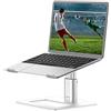 BoYata Supporto PC Portatile, Supporto per Laptop Ventilato Regolabile in Altezza, Supporto per Notebook Compatibile con MacBook Pro/Air 10-15,9 '', HP, Dell, Surface, Samsung, Acer