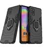 MaiJin LuluMain Compatibile con Galaxy A31 Cover, Custodia Armor Anello Cavalletto (Funziona con Il Supporto Magnetico per Auto) Case Paraurti per Samsung Galaxy A31 (Nero)