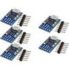TECNOIOT 5pcs CJMCU CP2102 Micro USB a UART Ttl Modulo 6 Pin Serial Converter