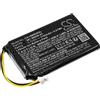 TECHTEK Batteria 1100mAh compatibile con [Garmin] 010-01211-01, Dash Cam 35, Nuvi 53, Nuvi 53LMT, 65, 65LM, 65LM 6 sostituisce 361-00056-01 FBA
