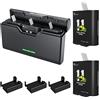 Adaptom Kit Caricabatterie da Tasca e Batteria Enduro per GoPro Hero 11/10/9/8/7/6/5, Ricarica Rapida, Prestazioni in Condizioni di Freddo, Lunga Durata della Batteria (Caricatore + 2 Batterie)