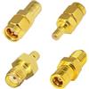 Zescyha 4 Pezzi Adattatore SMA a SMB, Adattatori Antenna DAB, Connettore RF per Autoradio Kit Adattatori Coassiali, Convertitore SMA SMB per DAB DAB+ Radio FM AM Sistema GPS Wi-Fi 4G LTE Autoradio