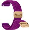 ZoRoll 20mm Nylon Cinturino per Amazfit Active 2/Active/GTS 4/4 Mini/3/2/2e/GTR/Bip 3/3 Pro, Magnetica Chiusura Regolabile Cinturini, Sportivo Ricambio per Garmin Vivoactive 6/5 - Rosso rosa 17#
