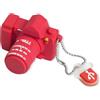 BORLTER CLAMP Chiavetta USB 32GB Forma di Telecamera Carino Pendrive USB 2.0 Memoria Flash Drive per Archiviazione Dati Esterna, Rosso