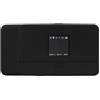 kwmobile Custodia Saponetta Wifi Compatibile con TP Link M7350 4G Cover - Case Router Wi Fi Portatile - in Gomma di Silicone - nero