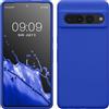 kwmobile Cover per Google Pixel 7 Pro Custodia - Back Case per Smartphone in Silicone TPU - Protezione Gommata - blu baltico