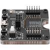 Eujgoov Scheda di Sviluppo Eujgoov ESP8266 Adatta per Test di Masterizzazione del Firmware per ESP‑125/12F/12E/075/07/015/01 per Maker e Hobbisti