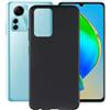AQGG Custodia per ZTE Blade A72s (6.75) Cover, Black Protettivo Sottile Morbido Silicone Custodia Protezioni Skin Bumper - Black