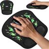 ENAPE® Wrist Mousepad | tappetino per mouse ergonomico con poggiapolsi e cuscino in gel | design elegante per comfort e protezione del polso | tappetino per mouse ergonomico per scrivania e casa