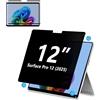 Adeway Filtro privacy magnetico 12 compatibile con dispositivi Microsoft Surface Pro (2025), anti-spy, protezione 30°, rimovibile, lavabile e senza bolle