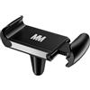 MMOBIEL Supporto Telefono Cellulare Auto - Supporto per Bocchetta d'Aria - Clip per Bocchetta d'Aria - Adatto a Tutti Gli Telefono - Supporti per Culla Telefono a Mani Libere - Nero