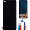E-YIIVIIL Display TFT Compatibile con One Plus Nord AC2001, AC2003 6.44 LCD Display Touch Screen Assembly with Tools Black (Senza Cornice)