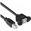 Aukson F66 50 cm USB Prolunga Cavo adattatore tipo b maschio - B femmina stampante scanner