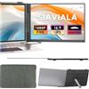 siaviala Nuovo Monitor Portatile, Aggiornato Ultra-Thin 14 Schermo Portatile, 1080P FHD IPS Portable Monitor, Mini Monitor Leggero per Laptop 13-17.3, Plug & Play per Mac/Android/Chrome