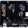 GeeekPi Slot PCIe P02 per Raspberry Pi 5, si converte in slot aperto PCIe x1, supporta x1/x2/x4/x8/x16, Gen2/Gen3, alimentazione integrata 12V/1A