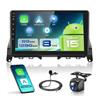 VECHTEL 8 CORE 6G+128G Autoradio Android 13 per Mercedes Benz C Classe W204 S204 2006-2011, 9 IPS Touchscreen Stereo Auto co DSP Carplay Android Auto GPS Wi-Fi Bluetooth Radio FM RDS Retrocamera