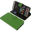 foto-kontor Custodia a Libro Compatibile con Oukitel K6000 PRO Cover di Colore Verde