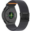 PaceBid 20mm Cinturino per Garmin Forerunner 70/170/165/245/Vivoactive 6/5 | per Garmin Forerunner 170 Music 43mm/165 Music/645/570 42mm,Approach S50/S44, Nylon Elastica Intrecciato Cinturini, Grigio