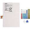 Swark EB-BT725ABU - Batteria compatibile con Samsung Tab S5e / S6 10,5 / S6 Lite T720 T725 P610 con strumenti