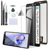 RongZy LCD Display per Oukitel G2/WP32 PRO Schermo LCD Touch Screen Assemblea Sostituzione di Vetro Digitalizzatore con Strumenti(Nero)
