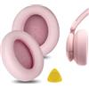 Geekria NOVA - Cuscinetti auricolari di ricambio compatibili con cuffie Soundcore Life Q30, Life Q35, colore: rosa