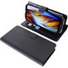 foto-kontor Custodia a libro compatibile con Doogee S100 cover di colore nero